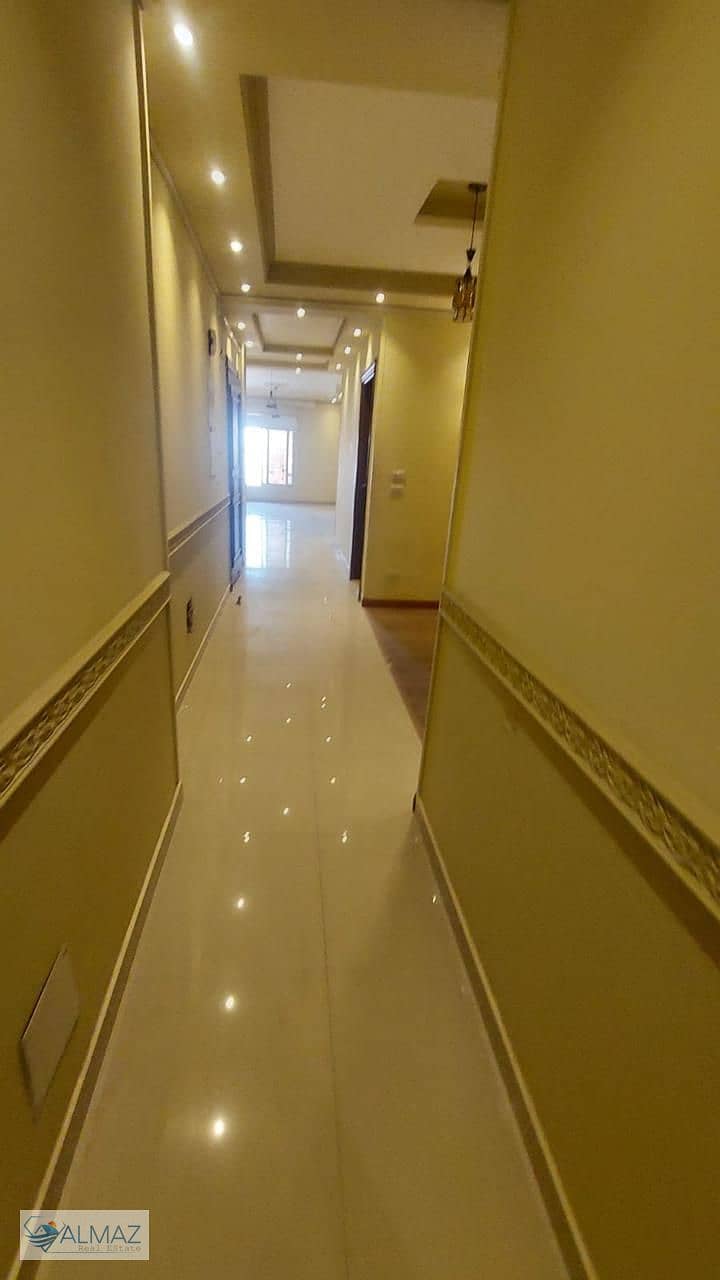 Apartment for rent with air conditioners in El Banafseg Buildings in the First Settlement 5