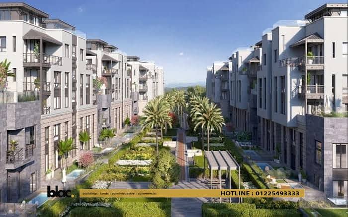 Apartment for sale at trio gardens new cairo Super lux finishing , Ready to mve 0