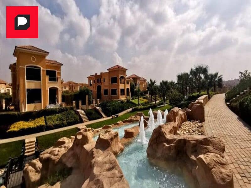 Villa 282m for sale in installments in Telal East Compound, New Cairo, next to Mountain View and Palm Hills and near American University 1