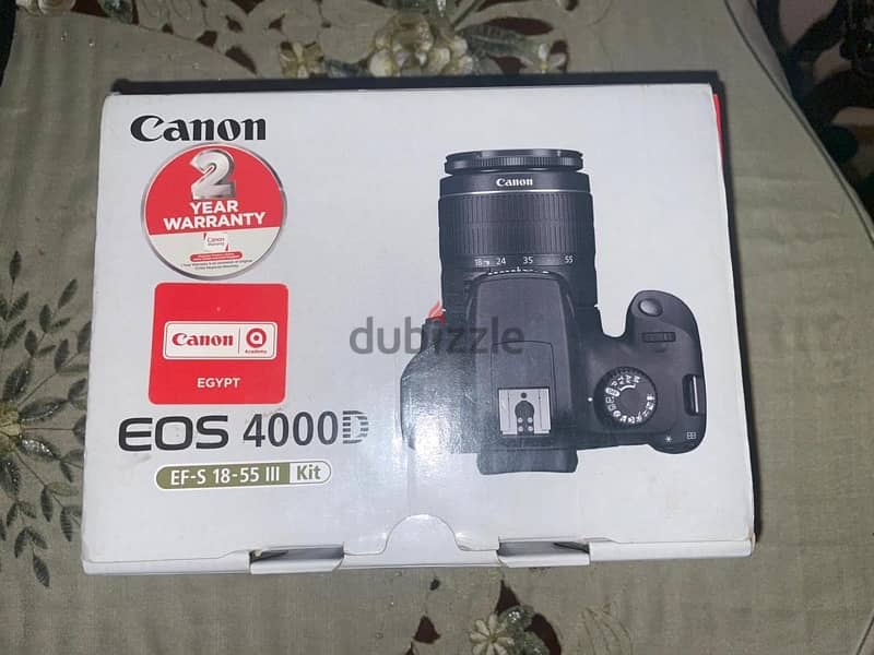 camera canon D4000 18