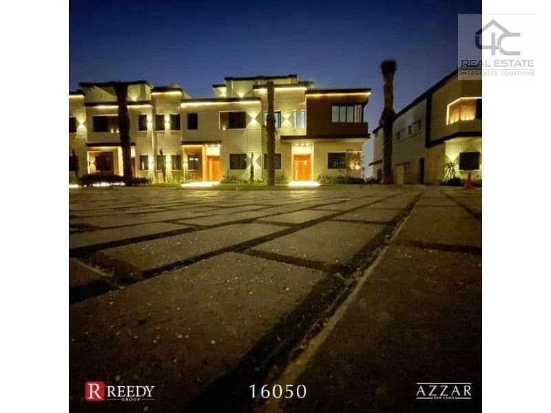 Town house middle 225 m in Best prime location for sale in azzar 2  including maintenance and Club house and delivery fees 11