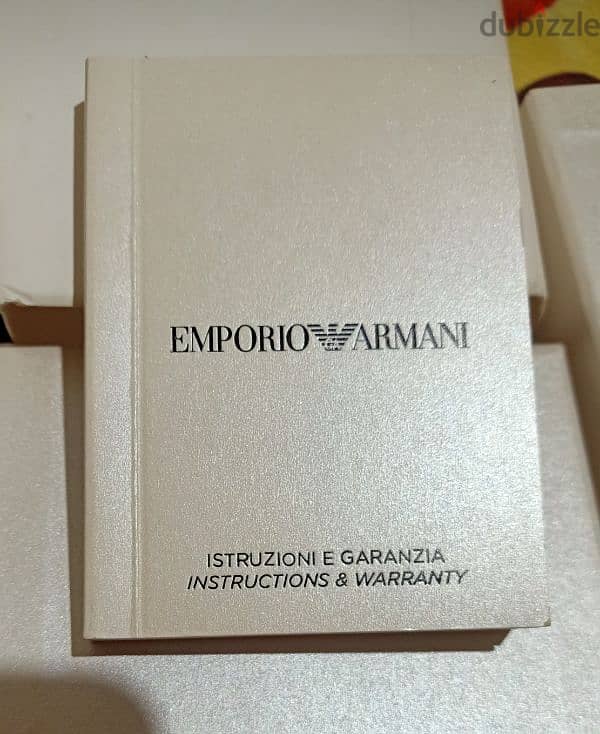 ساعه  Emporio Armani جديده لم تستعمل بكل مشتملاتها 5