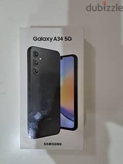 Samsung A34 جديد بالكرتونة و الضمان متفتحش 0