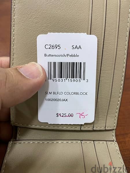 Mens Slim Coach wallet , brand new 3