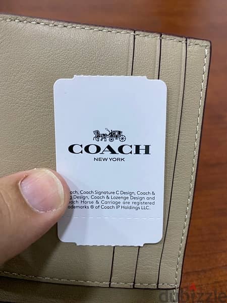 Mens Slim Coach wallet , brand new 4