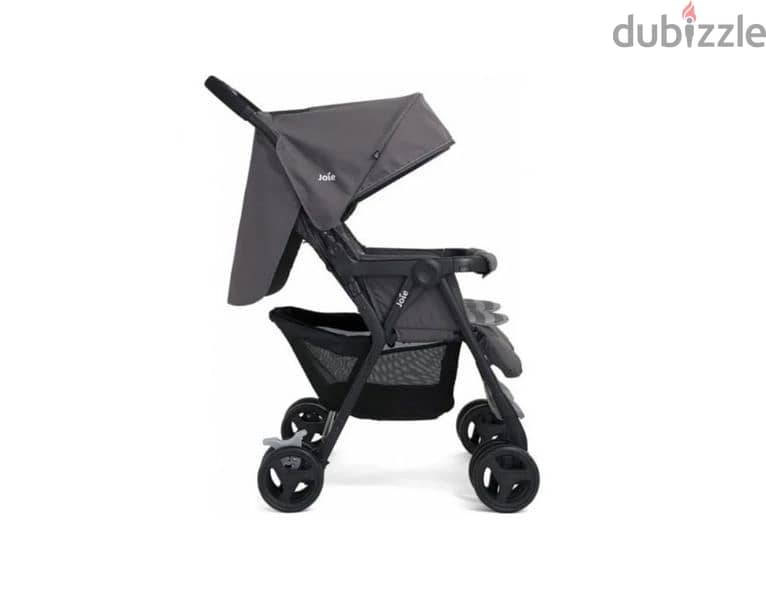 جوي- عربة التوأم JOIE Aire Twin- Dark Pewter 5