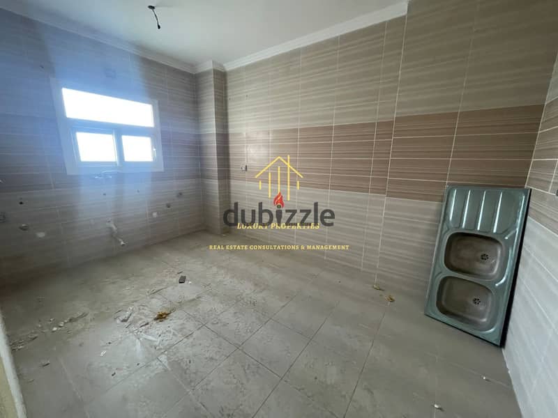 For rent, an empty apartment of 236 square meters in the most upscale phase in Madinaty - B8, with distinctive finishes from Talaat Moustafa and ready 15