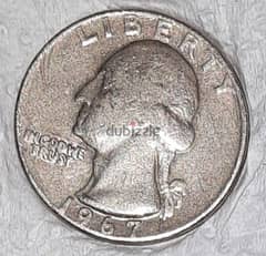 Quarter Dollar 1967 0