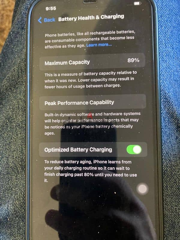 iphone 12 pro max 89% battery health  قابل للفصال 1