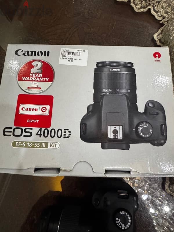 Canon Camera EOS 4000D like a new 2