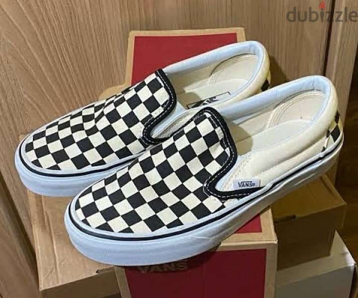 Vans Slip on Checkerboard Shoes 1