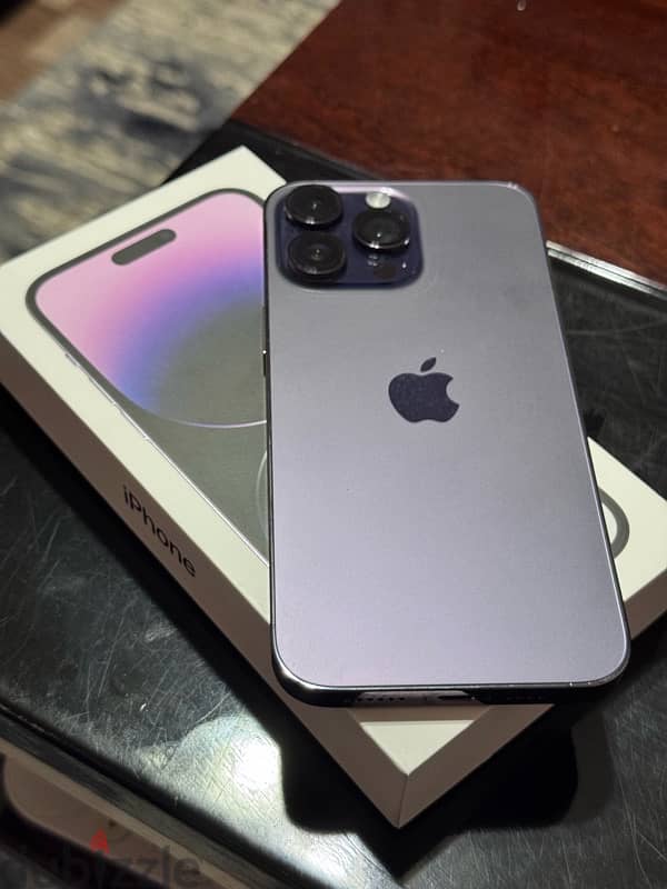 I phone 14 pro max - 256 GB - علبه عربي 1