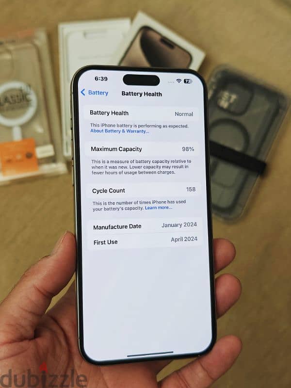 iphone 15 pro max 256 Like New 5