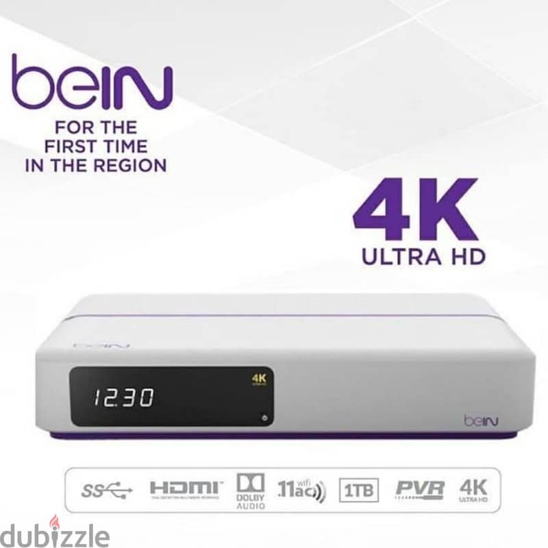 ريسيفر Bein 4k لم يستخدم الا ٣ شهور 0