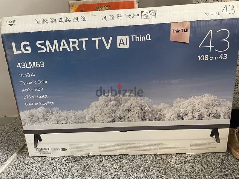 LG smart tv 43 inch FHD -  full HD شاشة ال چي سمارت ٤٣ بوصة 2