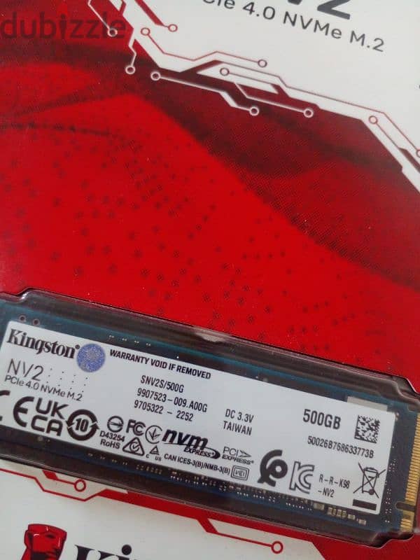 Kingston SSD 500GB 3500 MB/s 2