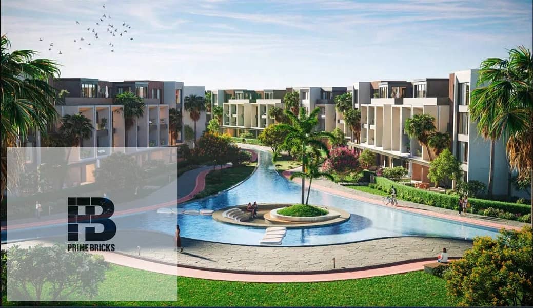 For sale, an apartment of 138 meters in BX Palm Hills, in a prime location near New Giza, with only 10% down payment 1