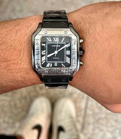 Cartier Watch Black Mirror Copy