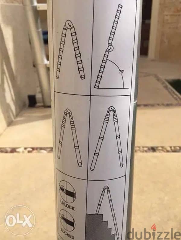 سلالم تليسكوب  Telescopic ladders 3