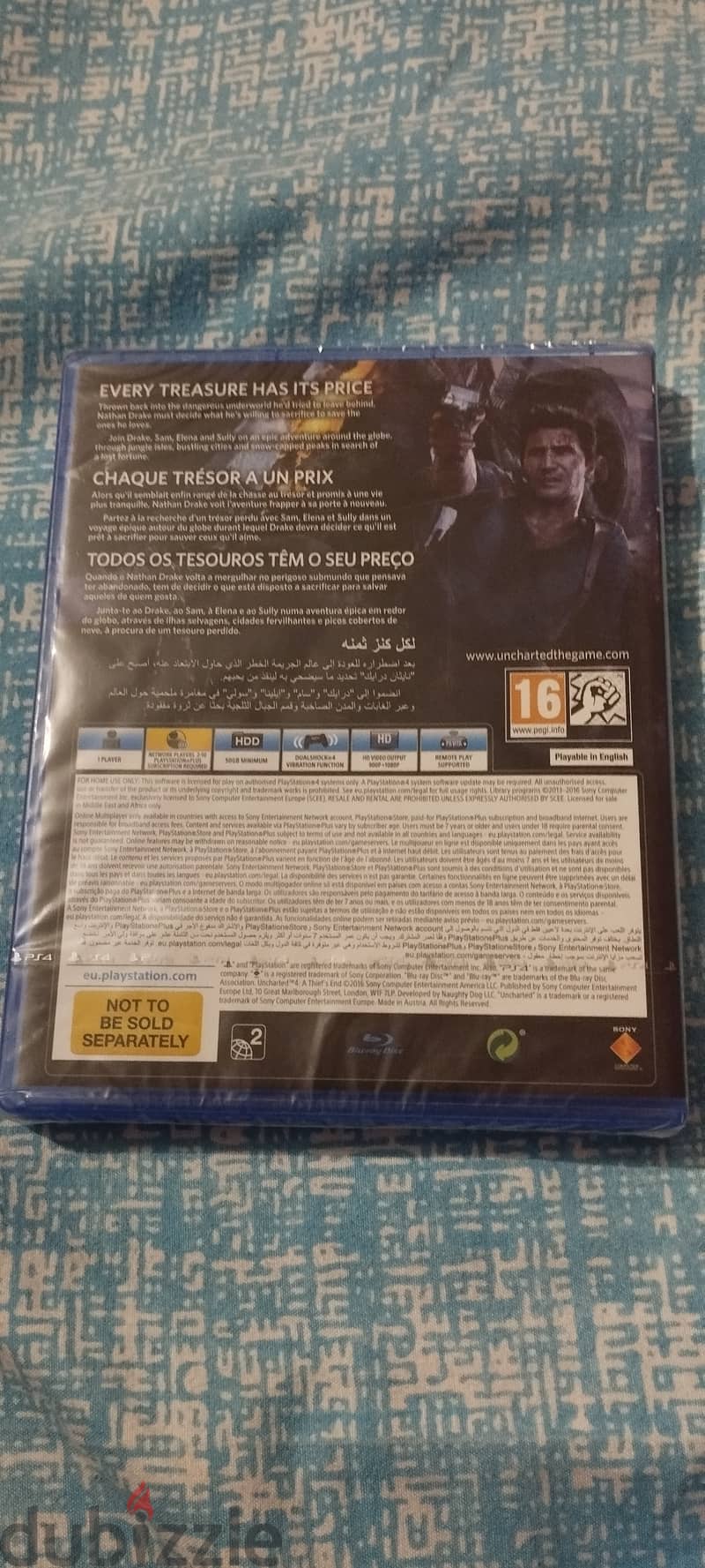 Uncharted 4 Arabic New ps4 0