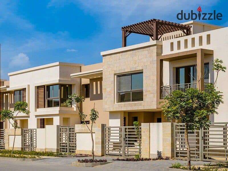 Pay 2 million and immediately receive a villa for sale in a compound in  إدفع 2 مليون و إستلم فورا فيلا للبيع في كمبوند في أكتوبر 0