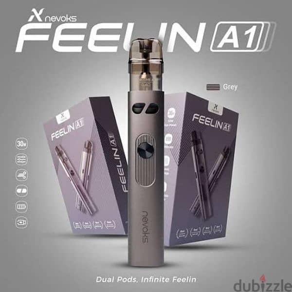 نيفوكس فالينA1بودجديدسحبةسجارةوشيشة. Feelin A1 Pod 5