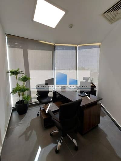 Office Space for rent 125 SQM in a prime location on Gamal Abdel Nasser Axis - 3rd Settlement - New Cairo