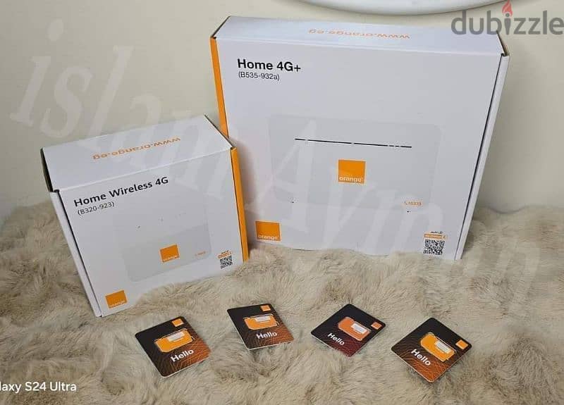 راوتر اورانج فائق السرعه جديد متبرشم Home 4G plus 0