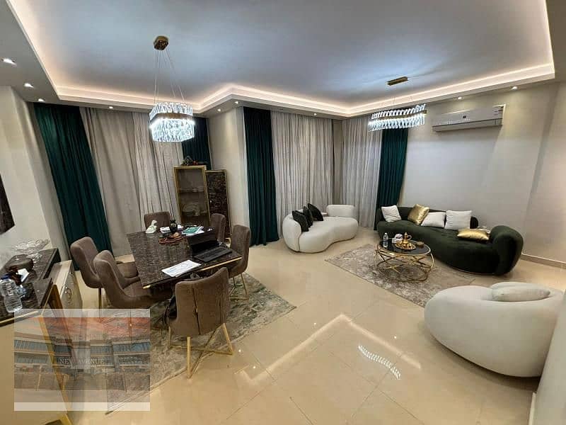 Ground apartment with garden -3 bedroom - Fully finished - in ACACIA compound - new Cairo 4