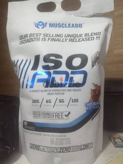 isolated whey protein iso add واى بروتين ايزو آدد