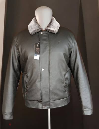 ITALY VEGAN LEATHER JACKET F-Collection