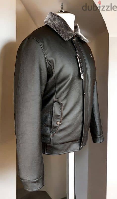 ITALY VEGAN LEATHER JACKET F-Collection 1