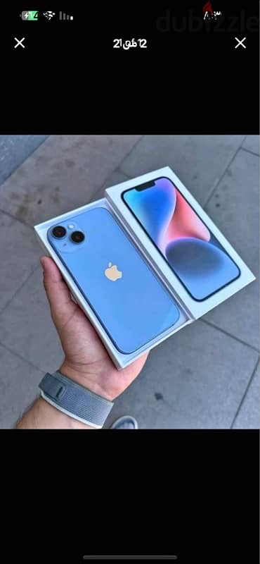 آيفون ١٤ بلس ازرق iPhone 14 Plus  ZA 0