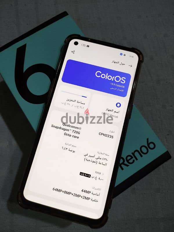 حالة الزيرووو Oppo Reno 6 3