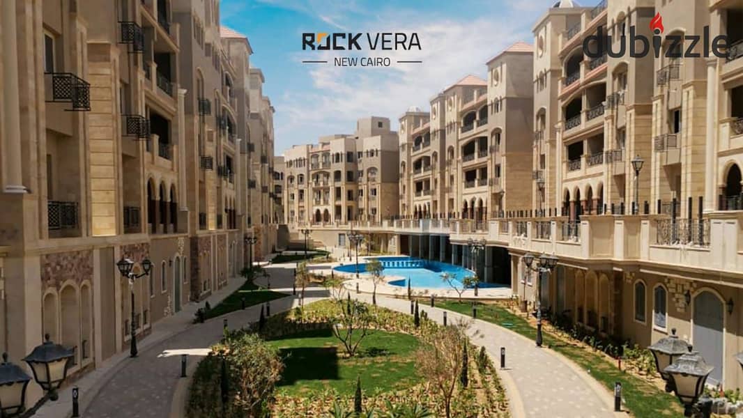 Apartment for sale in installments without commissions at the old price in the Fifth Settlement, Rock Vera Compound . . . . . | Mivida - Taj City - Sarai - 0