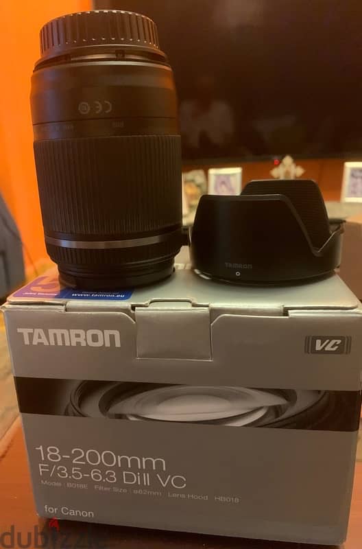 Tamron lense 18-200 4