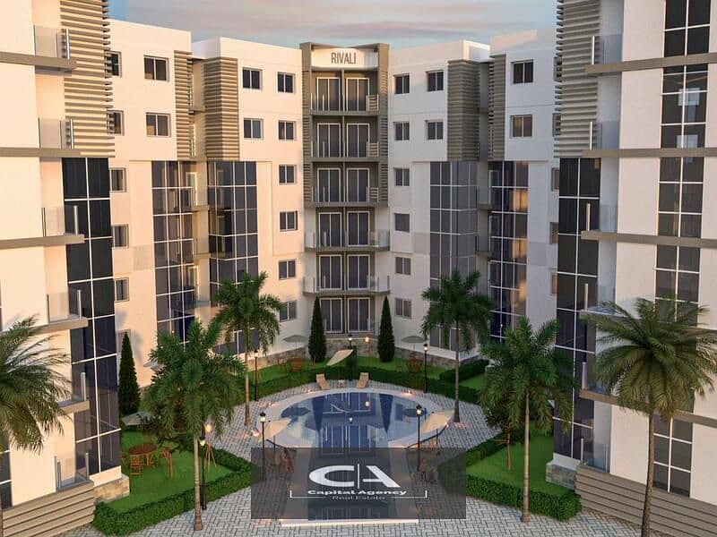 Own a fully finished apartment for sale with air conditioners in Fifth Settlement - Revali with a 10% down payment With a 40% cash discount 7