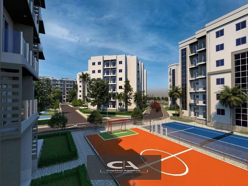 Own a fully finished apartment for sale with air conditioners in Fifth Settlement - Revali with a 10% down payment With a 40% cash discount 8