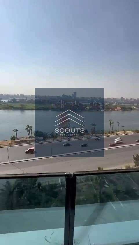 Apartment for sale in Maadi, directly on the Nile, residential building with hotel finishes, Rêve Du Nil Tower, fully finished with furniture, 3