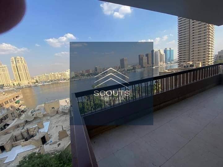 Apartment for sale in Maadi, directly on the Nile, residential building with hotel finishes, Rêve Du Nil Tower, fully finished with furniture, 5