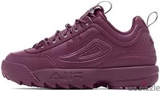 fila disruptor shoes size 39 colour burgundy 0