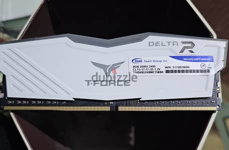 رام Team T-force Delta RGB 8GB DDR4 2400Mhz Ram