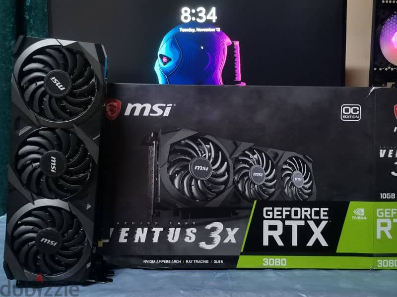 Msi Ventus Rtx 3080 10Gb VENTUS 3X Trio 0