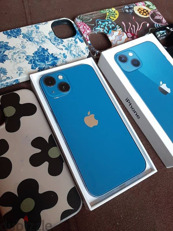 iphone 13 blue 128 giga 5G ايفون 13 1