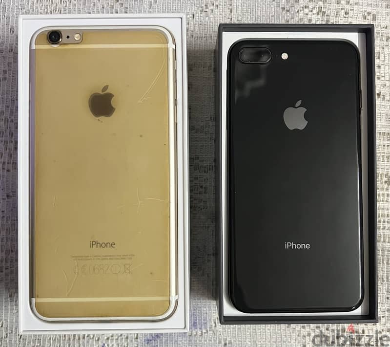 iPhone 8plus64 & lphone 6 plus 64 4