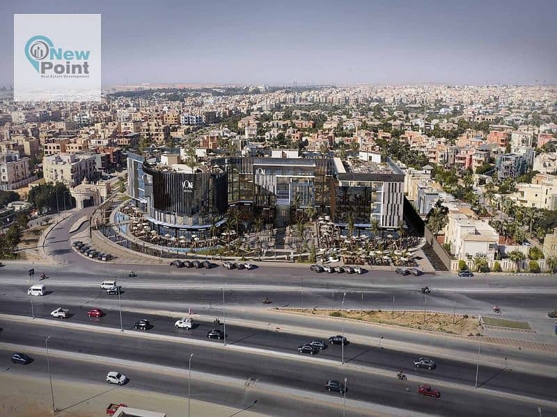 At launch price, own a 70 m commercial store directly on Sadat Axis in the Fifth Settlement 0