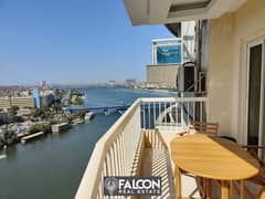 Fully furnished hotel apartment ready for delivery on Maadi Corniche with a distinctive view directly on the Nile 0