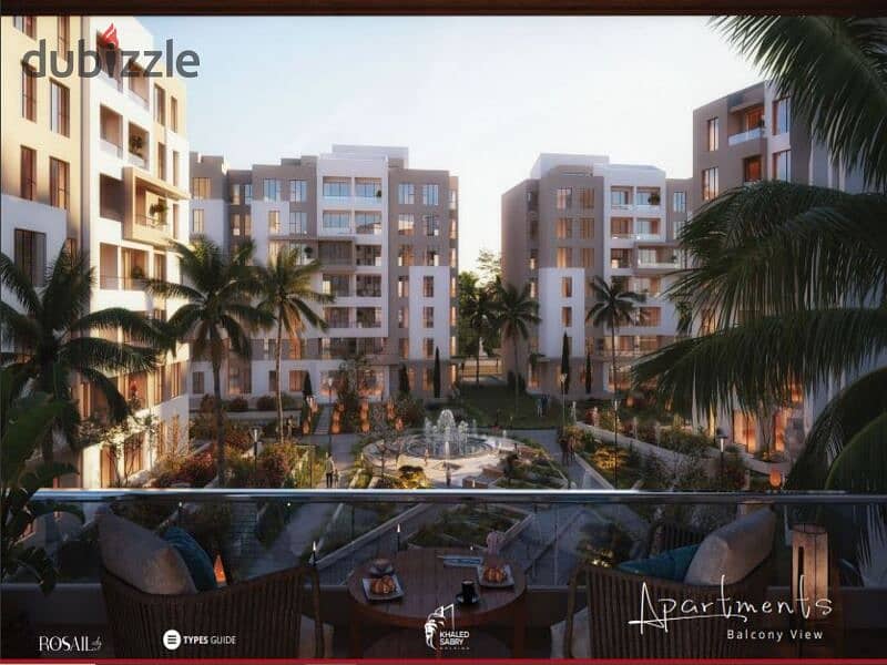 Pay in installments over 10 years and own a fully finished 4-bedroom apartment in Rosail, Mostakbal City 2