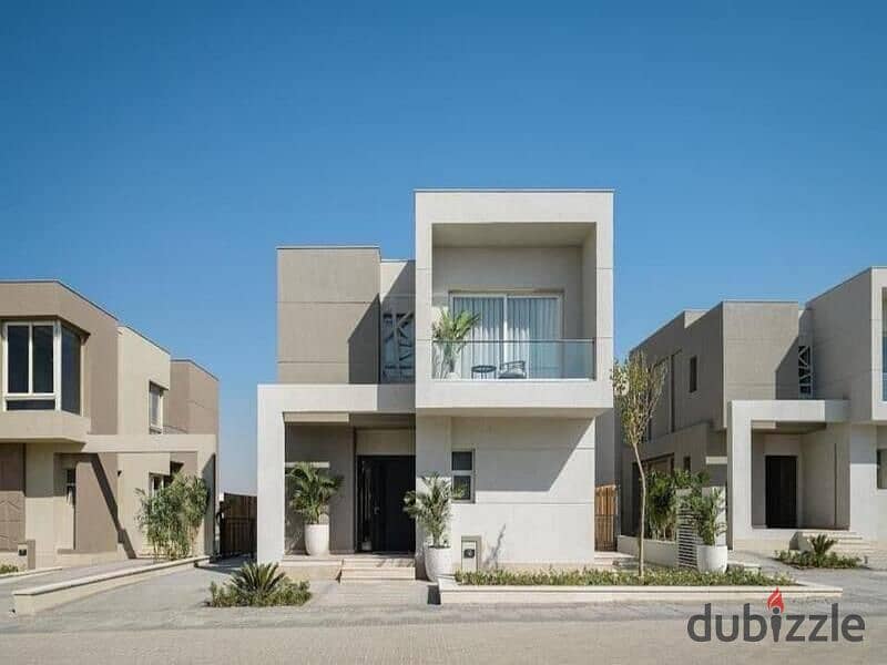 For quick sale, a twin house ready for delivery in Badya Palm Hills, in installments 6