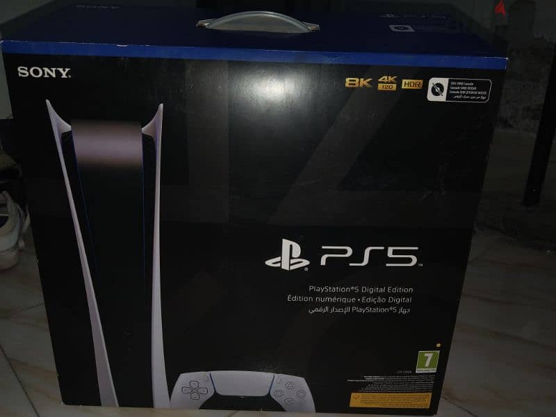 PlayStation 5 for sale, digital edition, with original controller 0